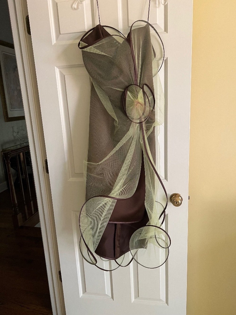 NWT Custom ordered gown designed by Suzanne Ermann, Paris